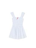 Mini obleka - bledo modra - CROPP - small1