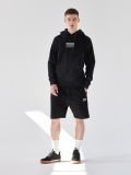 Koptatott hatású kapucnis felső - fekete - CROPP - small3