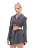 Sacou scurt - gri-închis - CROPP - small1