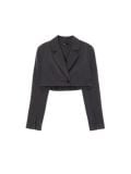 Sacou scurt - gri-închis - CROPP - small4