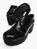 Loafersy na obcasie - czarny - CROPP - small2
