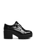 Loafersy na obcasie - czarny - CROPP - small1