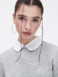 Maglione grigio con colletto - Grigio chiaro - CROPP - small2