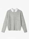 Maglione grigio con colletto - Grigio chiaro - CROPP - small4