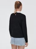 Czarny sweter z kołnierzykiem - czarny - CROPP - small3