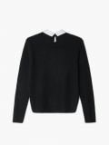 Czarny sweter z kołnierzykiem - czarny - CROPP - small6