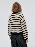 Kardigan w paski - czarny - CROPP - small3