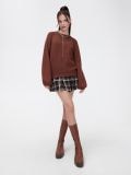 Brązowy sweter z szerokimi rękawami - brązowy - CROPP - small2