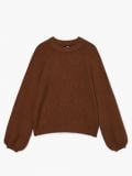 Brązowy sweter z szerokimi rękawami - brązowy - CROPP - small4