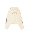 Sudadera oversize con capucha - crema - CROPP - small1