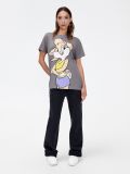 Szara koszulka z nadrukiem Lola Bunny - szary - CROPP - small1