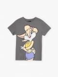 Szara koszulka z nadrukiem Lola Bunny - szary - CROPP - small4