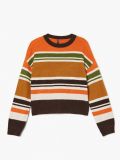 Sweter w kolorowe paski oversize - wielobarwny - CROPP - small4