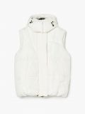 Kamizelka z kapturem - kremowy - CROPP - small4