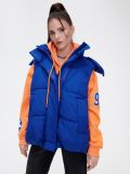 Niebieska kamizelka z kapturem - niebieski - CROPP - small1