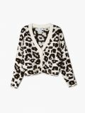 Żakardowy kardigan - kremowy - CROPP - small4