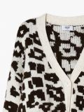 Żakardowy kardigan - kremowy - CROPP - small5