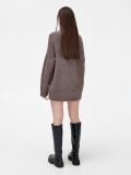 Melanżowy sweter oversize z wełną - brązowy - CROPP - small3