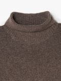 Melanżowy sweter oversize z wełną - brązowy - CROPP - small5