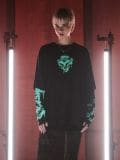 Pikkade varrukatega T-särk Arcane - must - CROPP - small5