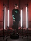 Pikkade varrukatega T-särk Arcane - must - CROPP - small9