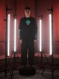 Pikkade varrukatega T-särk Arcane - must - CROPP - small9