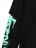 Pikkade varrukatega T-särk Arcane - must - CROPP - small4
