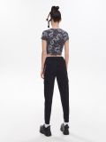 Czarne spodnie cargo jogger z łańcuchem - czarny - CROPP - small3