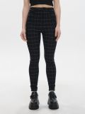 Czarne spodnie skinny w kratkę - szary - CROPP - small2