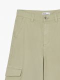 Spodnie cargo z szerokimi nogawkami - zielony - CROPP - small2