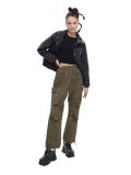 Ciemnozielone spodnie cargo - zielony - CROPP - small1