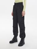 Czarne spodnie z kieszeniami cargo - czarny - CROPP - small2