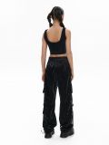Czarne spodnie cargo - czarny - CROPP - small3