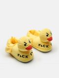 Topli copati z napisom - rumena - CROPP - small1