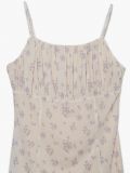 Jasna sukienka mini w kwiaty - kremowy - CROPP - small2