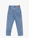 Niebieskie jeansy mom z efektem sprania - niebieski - CROPP - small6