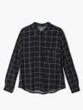 Czarna koszula w kratę - czarny - CROPP - small4