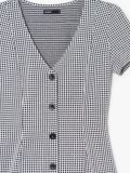 Sukienka w kratkę - czarny - CROPP - small5