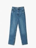 Niebieskie jeansy straight slim - niebieski - CROPP - small4