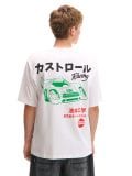 Λευκό μπλούζα με τύπωμα Castrol - ΛΕΥΚΟ - CROPP - small1