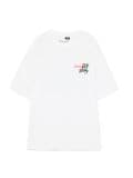 Valge trükkpildiga T-särk Castrol - valge - CROPP - small1