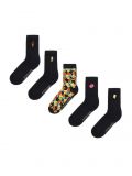 5 pack skarpetek The Simpsons - czarny - CROPP - small1