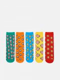 5 pack skarpet The Simpsons - żółty - CROPP - small1