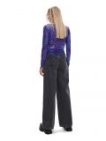 Czarne jeansy wide leg - czarny - CROPP - small3
