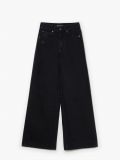 Czarne jeansy wide leg - czarny - CROPP - small4