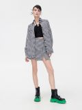 Spódniczka mini w pepitkę - czarny - CROPP - small1