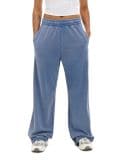 Pantaloni cu croi larg - albastru metalizat - CROPP - small1