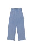Pantaloni cu croi larg - albastru metalizat - CROPP - small4