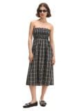 Vestito a quadri - Nero - CROPP - small1