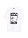 Valge trükkpildiga T-särk Oasis - valge - CROPP - small1